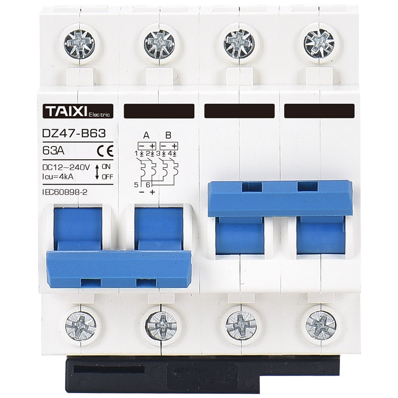 Disjoncteur 12 V cc 60/50/40/30/20/10 Amp - TAIXI Electric